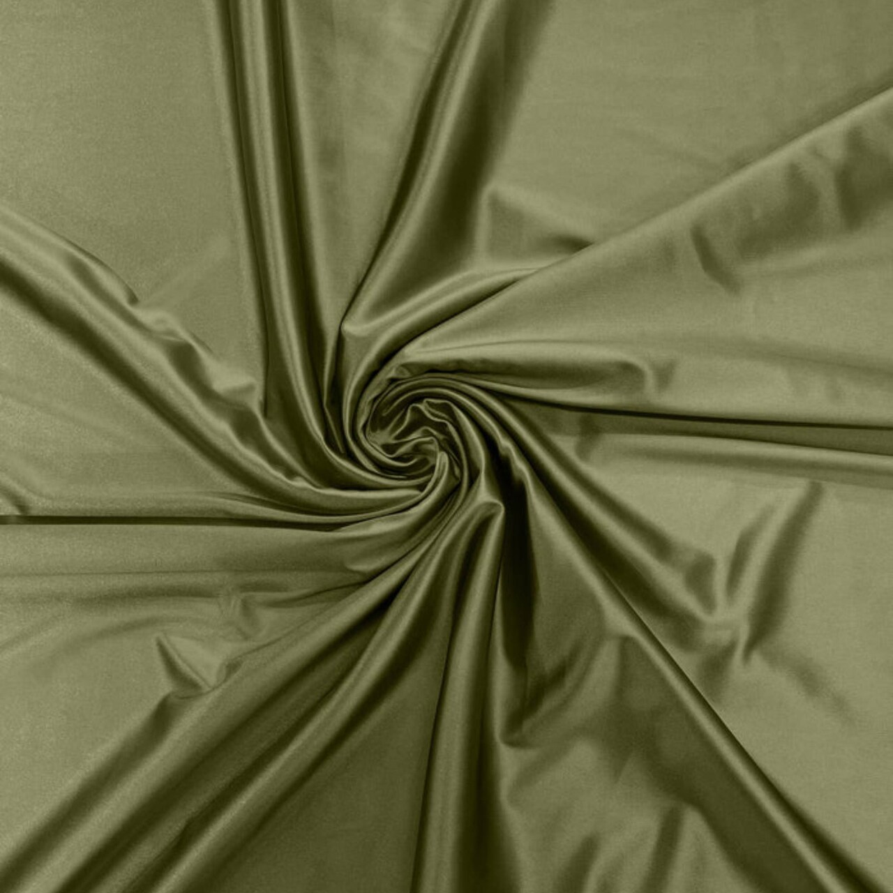 1 Yard Stretch Satin Spandex Fabric Casino Style Heavyweight Glossy Prom & Pageant Material